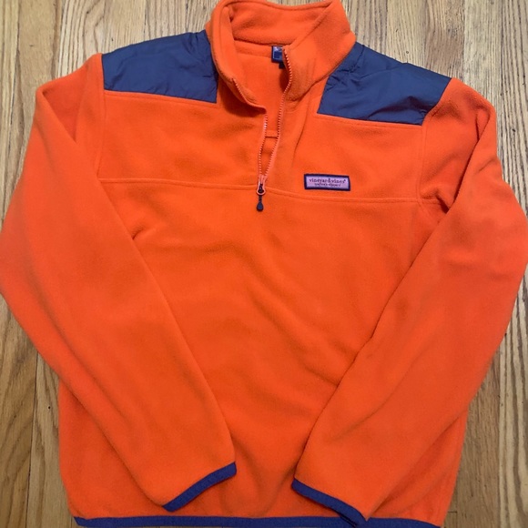 Vineyard Vines Mens  Fleece 1/4 Zip Sheep Shirt - Picture 2 of 6